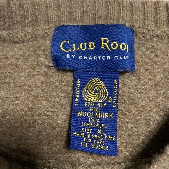 Club Room by Charter Club 100% Lambswool Sweater size XL - Picture 2 of 6